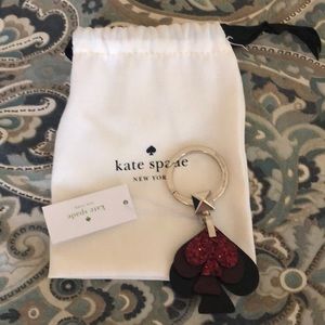 Kate Spade “spade” keychain NWT